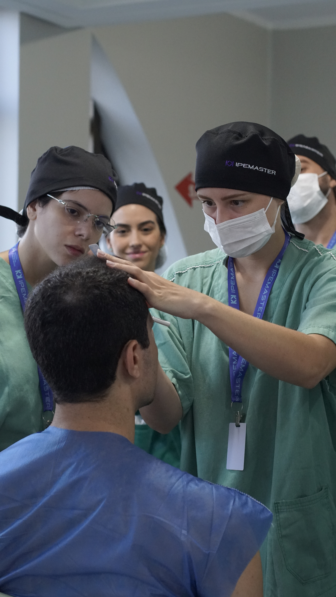 Centro cirúrgico do Hospital Master — formação prática IPEMaster